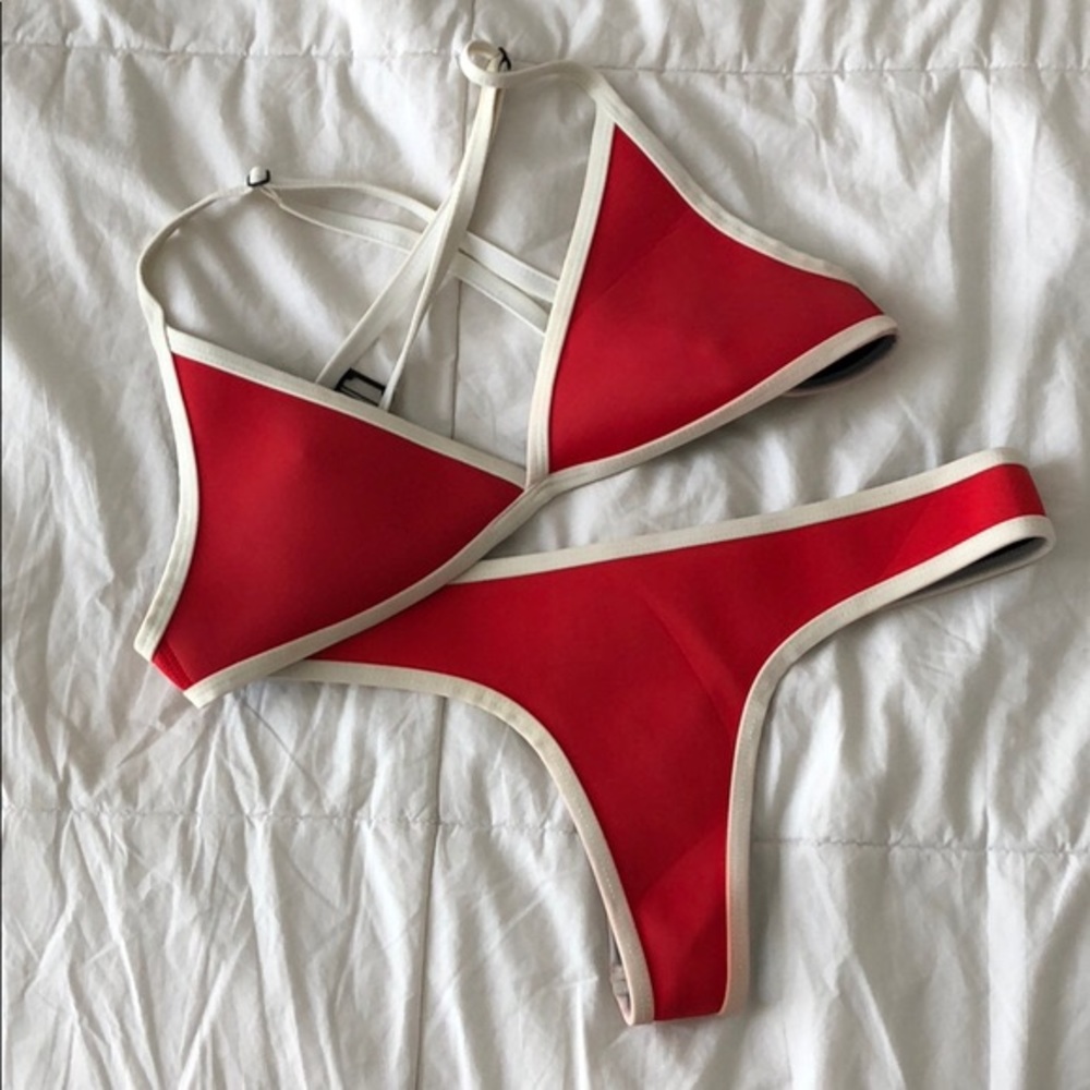 Red hoaka bikini small